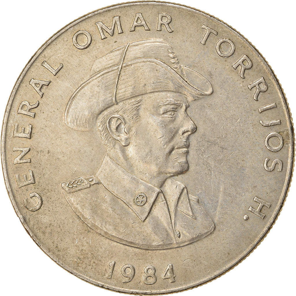 Moneda, Panamá, Balboa, 1984, MBC, Cobre - níquel recubierto de cobre, KM:76