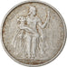 Coin, FRENCH OCEANIA, 5 Francs, 1952, EF(40-45), Aluminum, KM:4