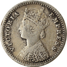 Monnaie, INDIA-BRITISH, Victoria, 2 Annas, 1888, TTB, Argent, KM:488