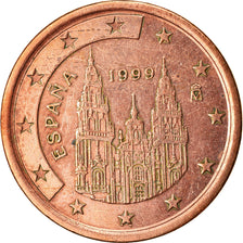 Spagna, 5 Euro Cent, 1999, BB, Acciaio placcato rame, KM:1042