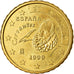 Hiszpania, 10 Euro Cent, 1999, Madrid, AU(55-58), Mosiądz, KM:1043