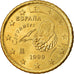 Spagna, 50 Euro Cent, 1999, SPL-, Ottone, KM:1045