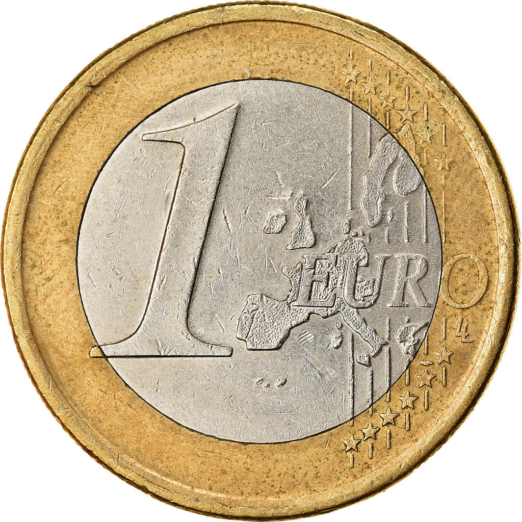 Spagna, Euro, 1999, BB, Bi-metallico, KM:1046