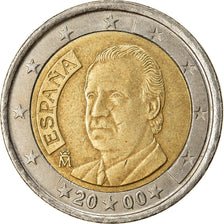 Spanien, 2 Euro, 2000, SS, Bi-Metallic, KM:1047