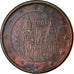 Spagna, Euro Cent, 2001, MB, Acciaio placcato rame, KM:1040