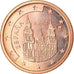 Spagna, 2 Euro Cent, 2002, SPL-, Acciaio placcato rame, KM:1041
