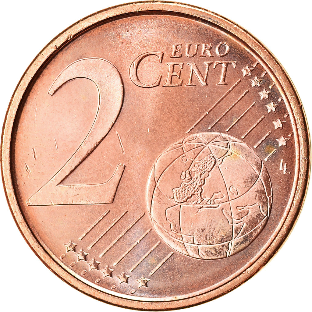 Spagna, 2 Euro Cent, 2002, SPL-, Acciaio placcato rame, KM:1041