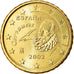 Espanha, 10 Euro Cent, 2002, AU(55-58), Latão, KM:1043