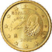 España, 50 Euro Cent, 2002, EBC, Latón, KM:1045