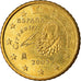 Espanha, 50 Euro Cent, 2003, EF(40-45), Latão, KM:1045