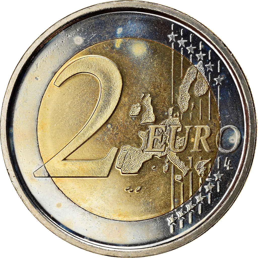 España, 2 Euro, 2003, EBC, Bimetálico, KM:1047
