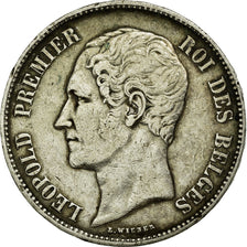 Coin, Belgium, Leopold I, 5 Francs, 5 Frank, 1851, VF(30-35), Silver, KM:17