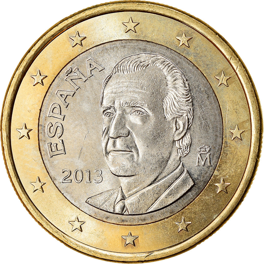 Spain, Euro, 2013, MS(63), Bi-Metallic, KM:1150