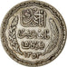 Münze, Tunesien, Ahmad Pasha Bey, 5 Francs, 1934, Paris, SS, Silber, KM:261