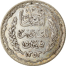 Monnaie, Tunisie, Ahmad Pasha Bey, 5 Francs, 1934, Paris, TTB, Argent, KM:261