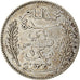 Moneta, Tunisia, Muhammad al-Nasir Bey, Franc, 1912, Paris, BB, Argento, KM:238