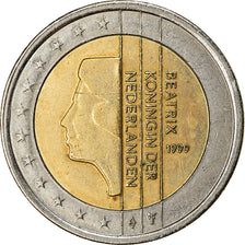 Niederlande, 2 Euro, 1999, SS, Bi-Metallic, KM:241