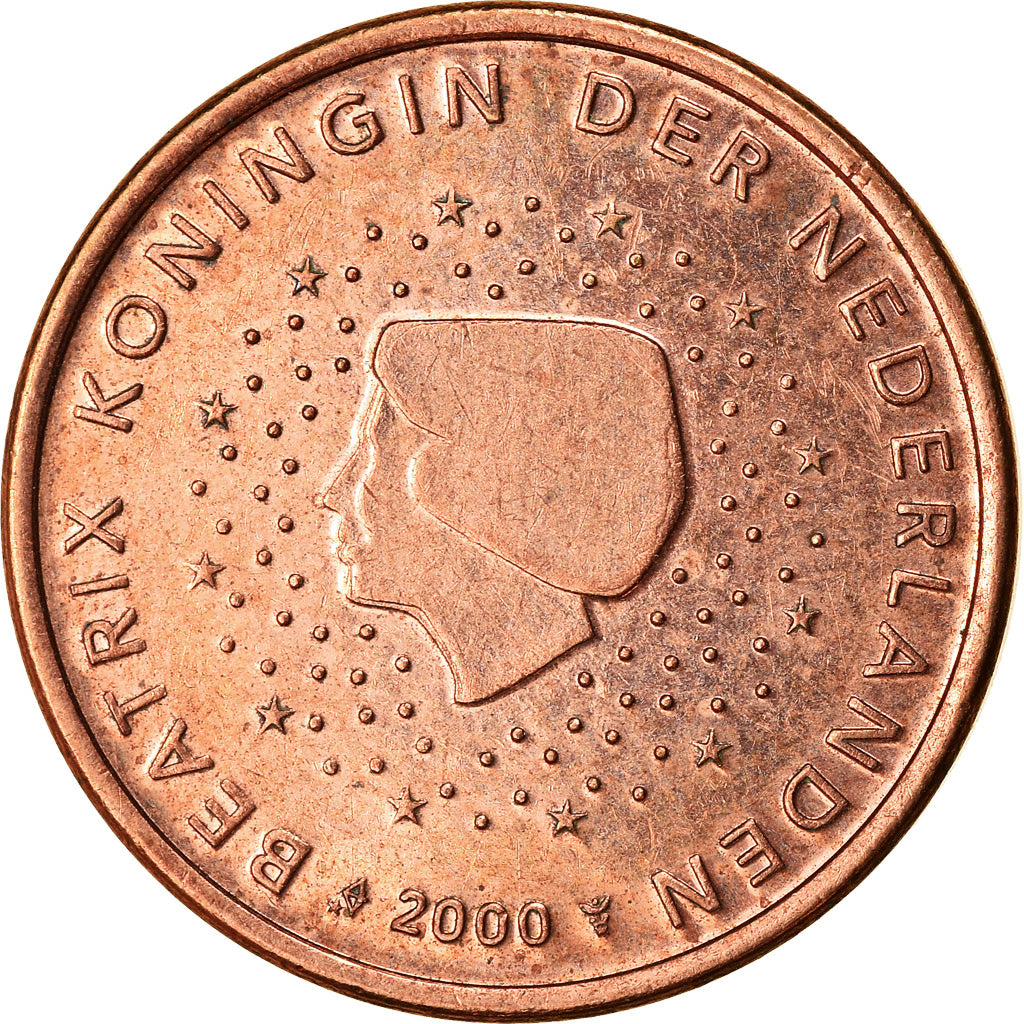 Niederlande, 5 Euro Cent, 2000, SS, Copper Plated Steel, KM:236