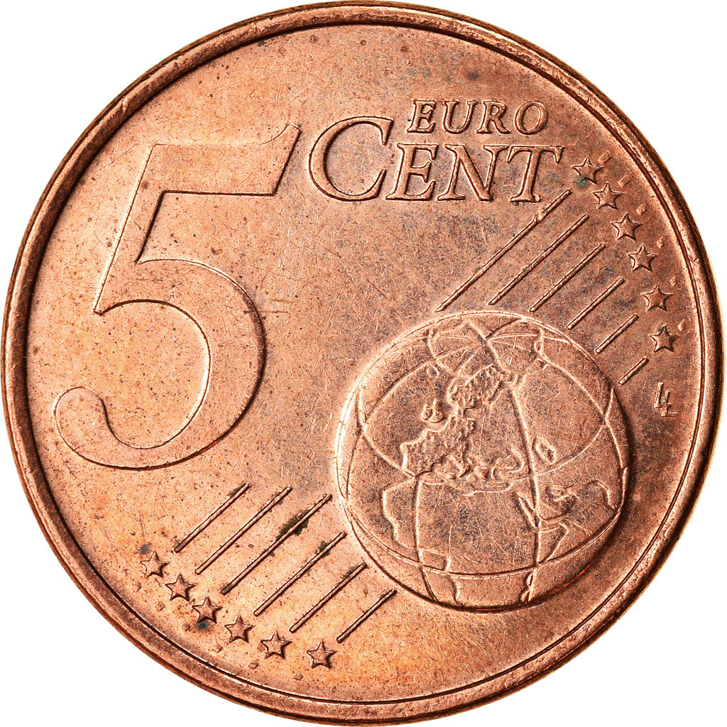 Niederlande, 5 Euro Cent, 2000, SS, Copper Plated Steel, KM:236