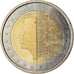 Paesi Bassi, 2 Euro, 2002, BB, Bi-metallico, KM:241