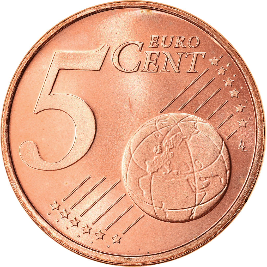 Niederlande, 5 Euro Cent, 2004, SS, Copper Plated Steel, KM:236