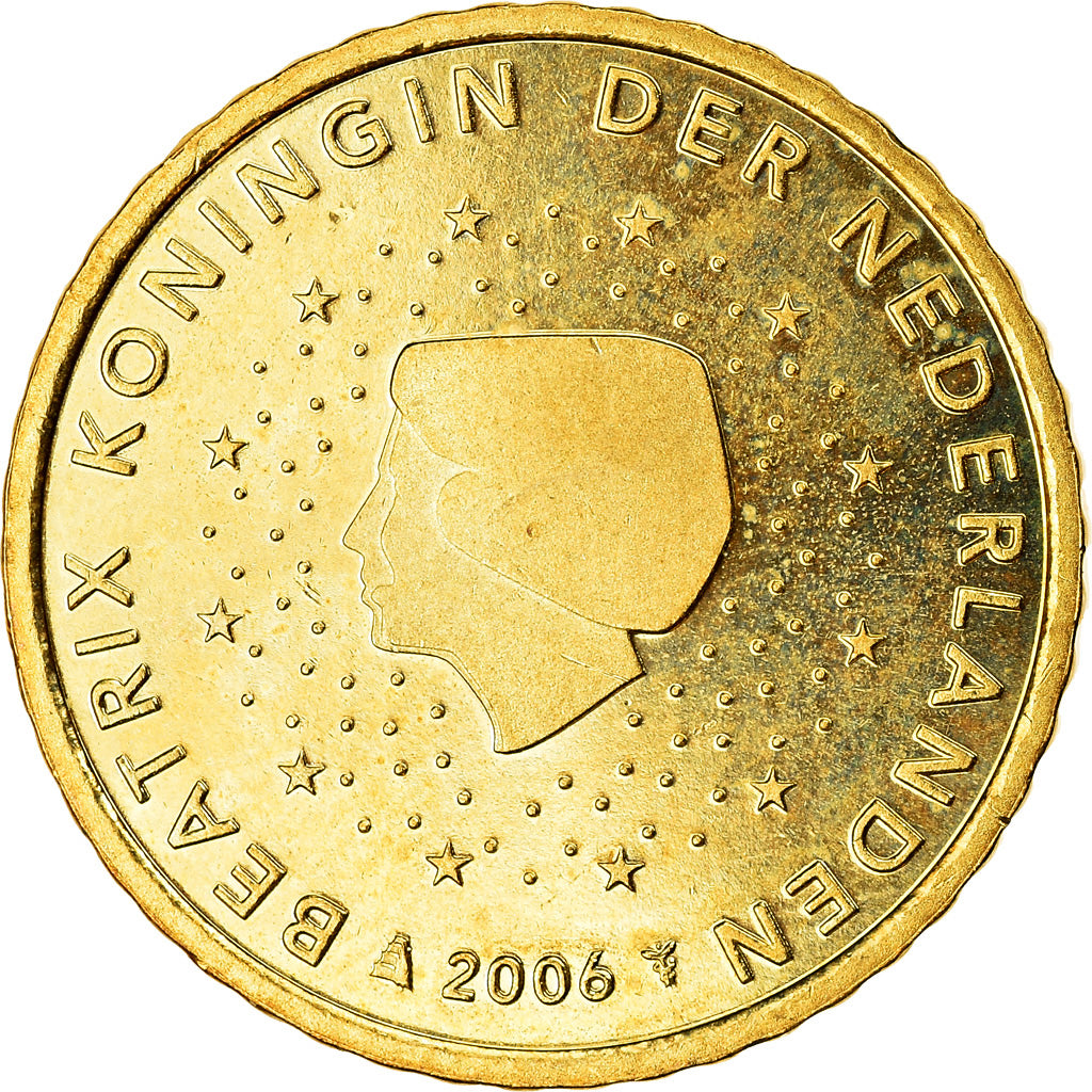Niederlande, 50 Euro Cent, 2006, SS, Messing, KM:239