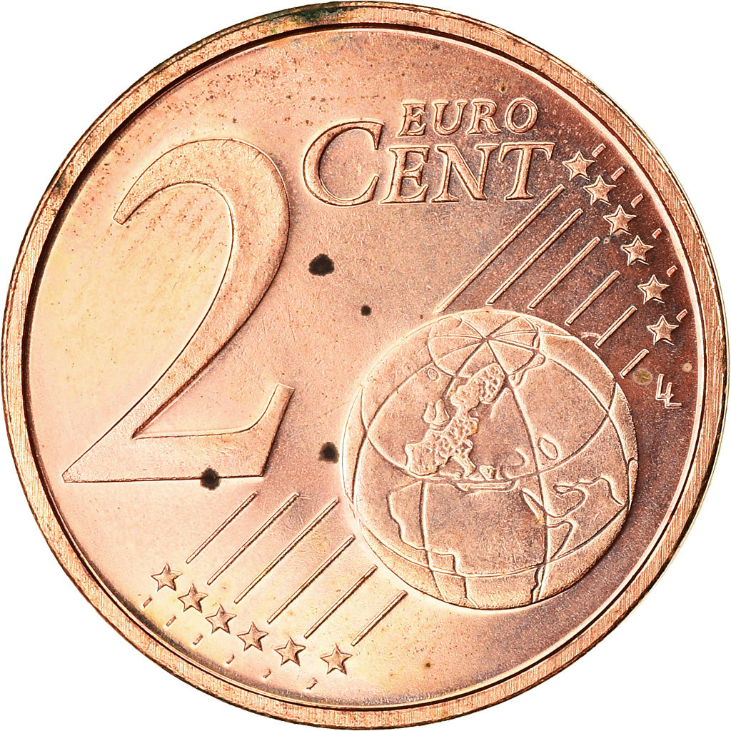 Netherlands, 2 Euro Cent, 2007, EF(40-45), Copper Plated Steel, KM:235