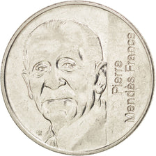 Coin, France, Mendès France, 5 Francs, 1992, AU(50-53), Nickel, KM:1006
