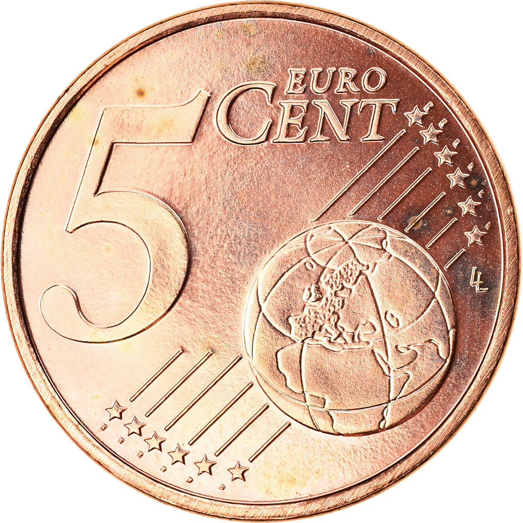 Paesi Bassi, 5 Euro Cent, 2008, SPL-, Acciaio placcato rame, KM:236