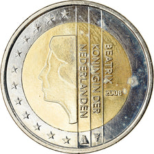 Niederlande, 2 Euro, 2008, VZ, Bi-Metallic, KM:272