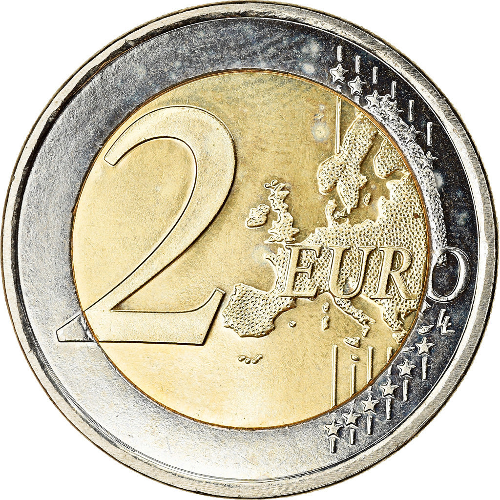 Niederlande, 2 Euro, 2008, VZ, Bi-Metallic, KM:272
