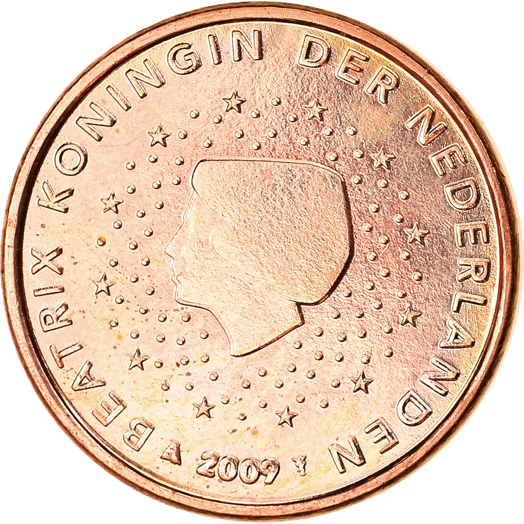 Niederlande, Euro Cent, 2009, VZ, Copper Plated Steel, KM:234