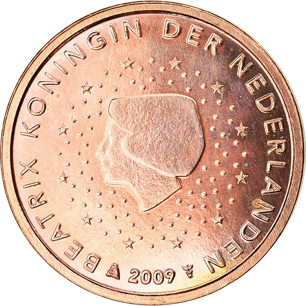 Niederlande, 2 Euro Cent, 2009, VZ, Copper Plated Steel, KM:235