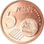 Niederlande, 5 Euro Cent, 2009, VZ, Copper Plated Steel, KM:236
