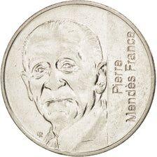 Moneta, Francia, Mendès France, 5 Francs, 1992, SPL-, Nichel, KM:1006