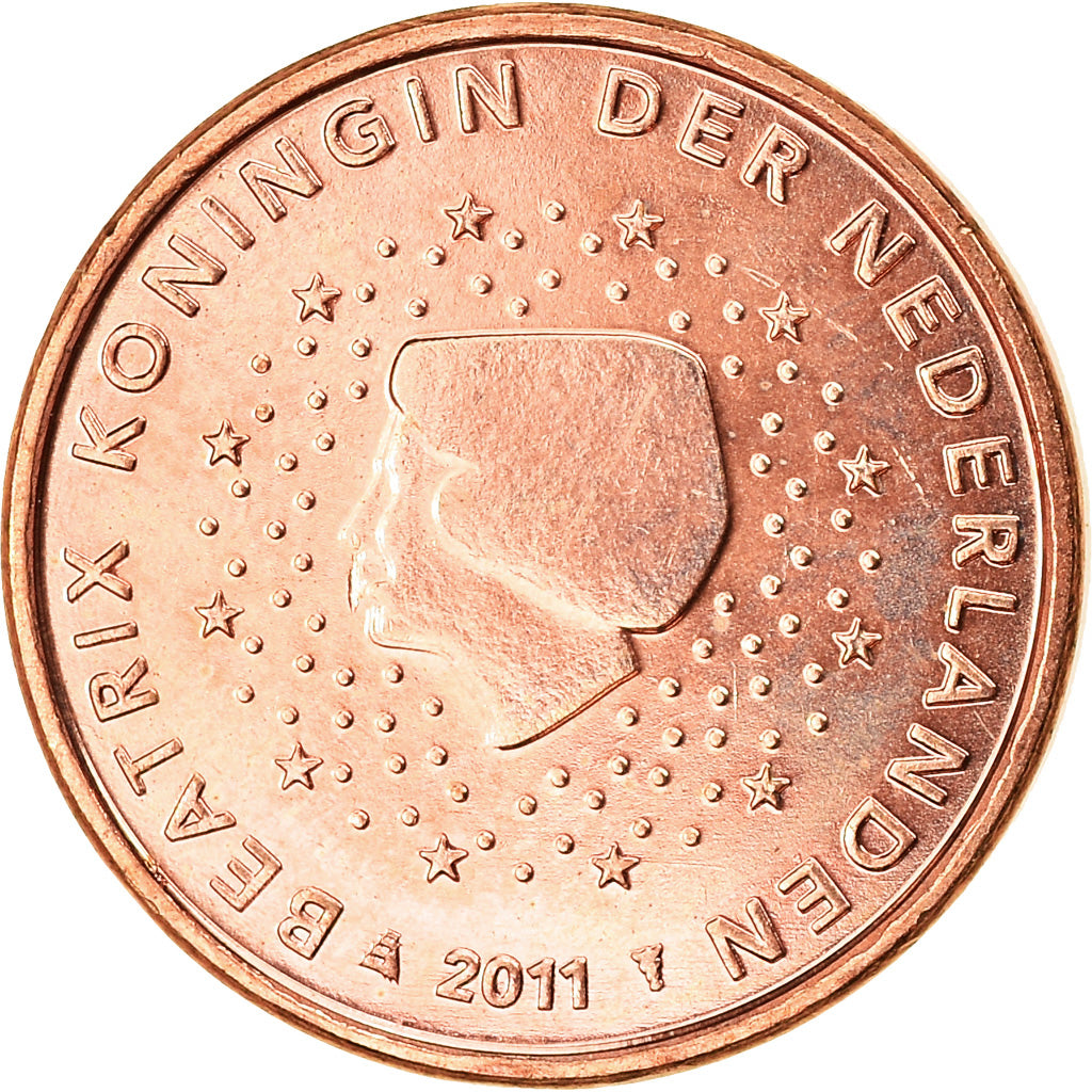 Niederlande, Euro Cent, 2011, VZ, Copper Plated Steel, KM:234