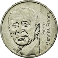 Munten, Frankrijk, Mendès France, 5 Francs, 1992, PR, Nickel, KM:1006
