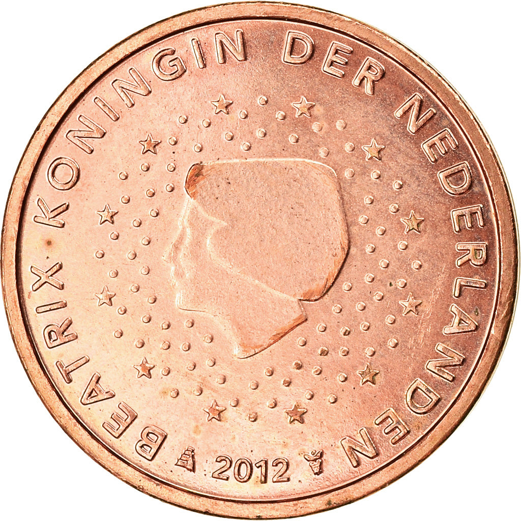Niederlande, 2 Euro Cent, 2012, VZ, Copper Plated Steel, KM:235
