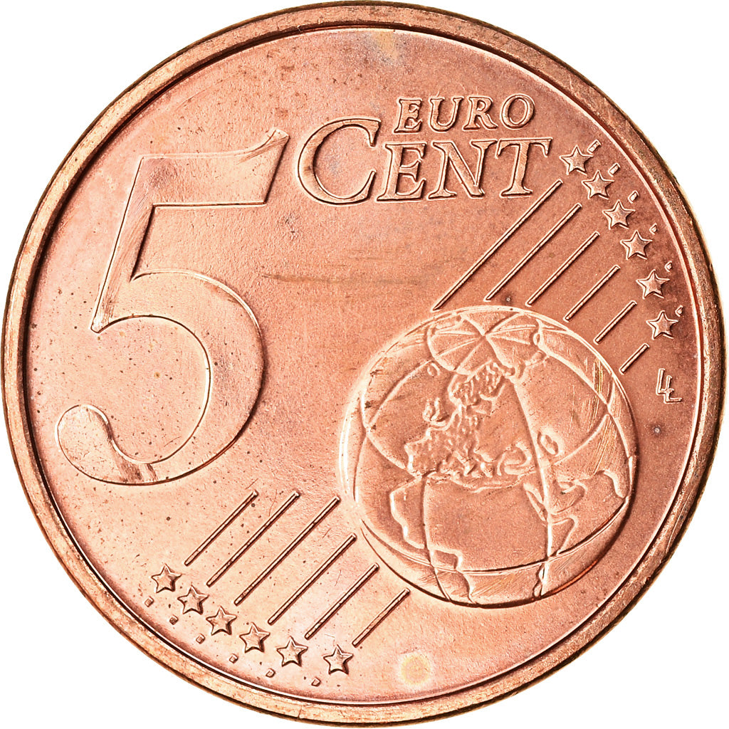 Netherlands, 5 Euro Cent, 2012, AU(55-58), Copper Plated Steel, KM:236