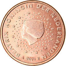 Netherlands, Euro Cent, 2013, AU(55-58), Copper Plated Steel, KM:234