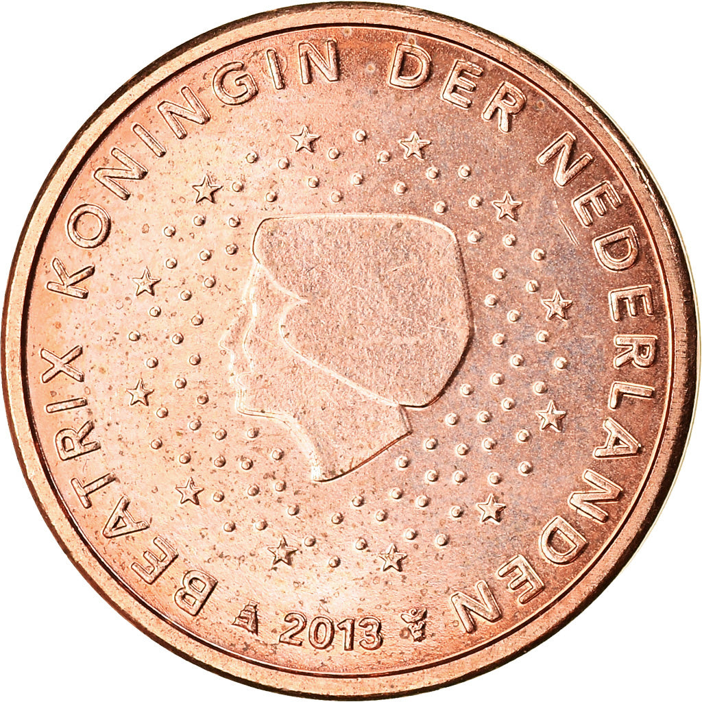 Paesi Bassi, 2 Euro Cent, 2013, SPL-, Acciaio placcato rame, KM:235