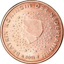 Paesi Bassi, 2 Euro Cent, 2013, SPL-, Acciaio placcato rame, KM:235