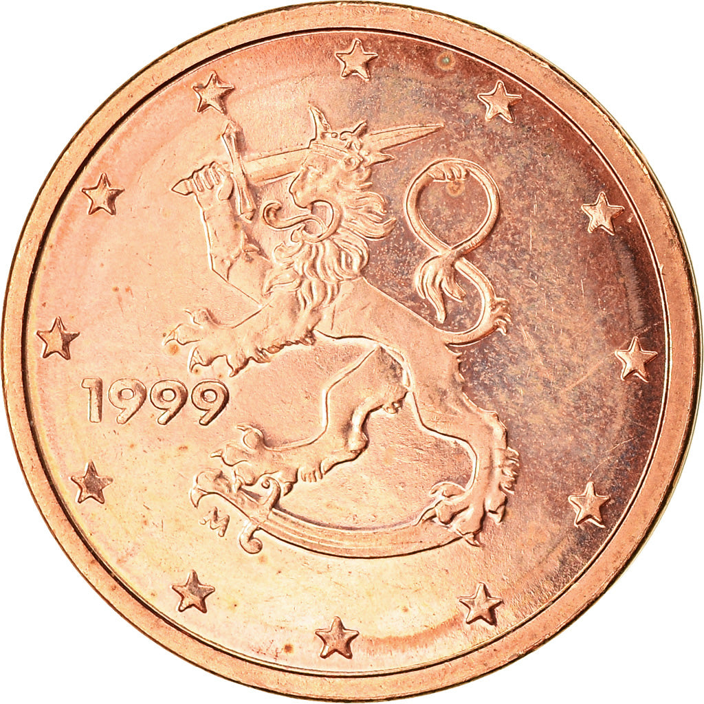Finlande, 2 Euro Cent, 1999, SUP, Copper Plated Steel, KM:99