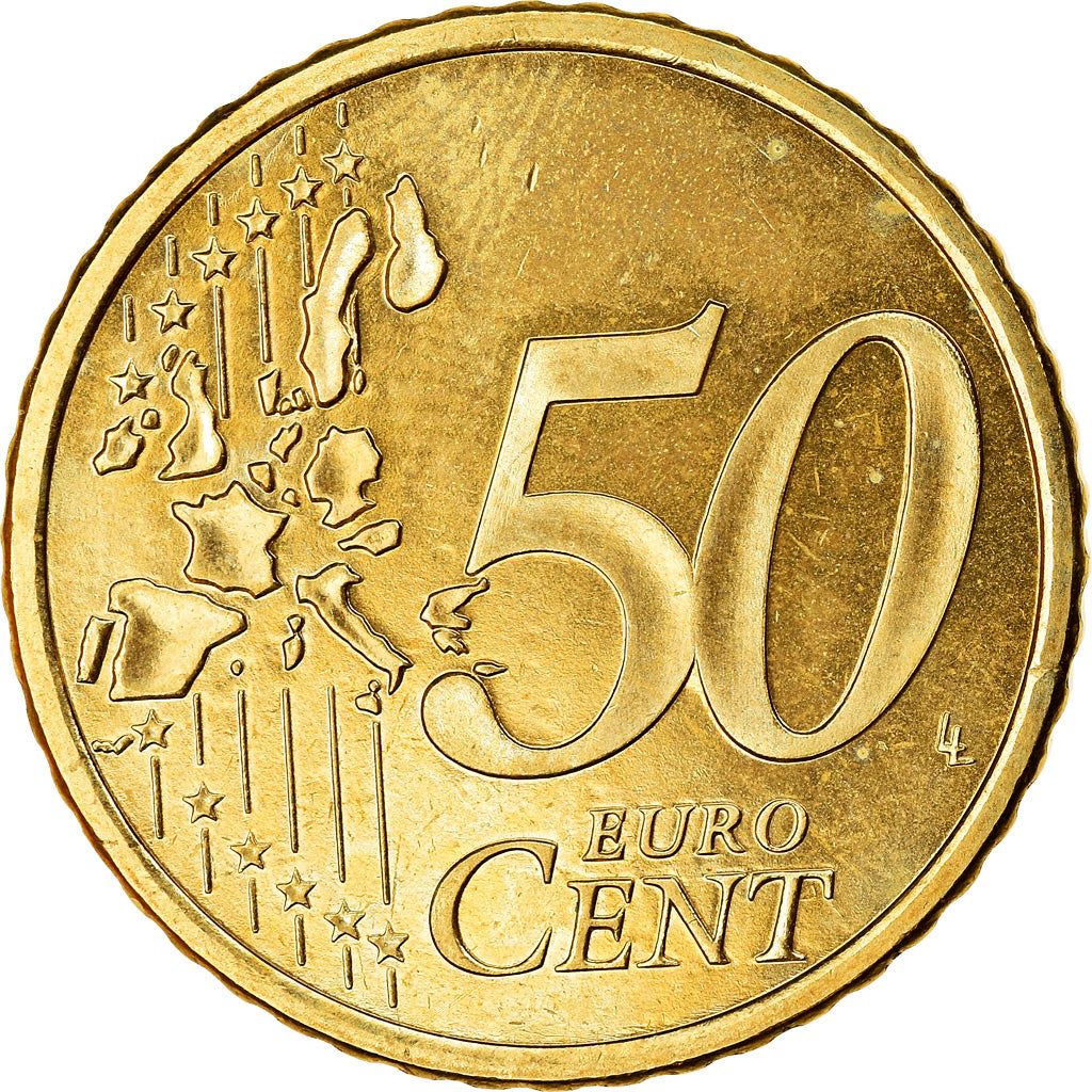 Finlandia, 50 Euro Cent, 1999, SPL-, Ottone, KM:103