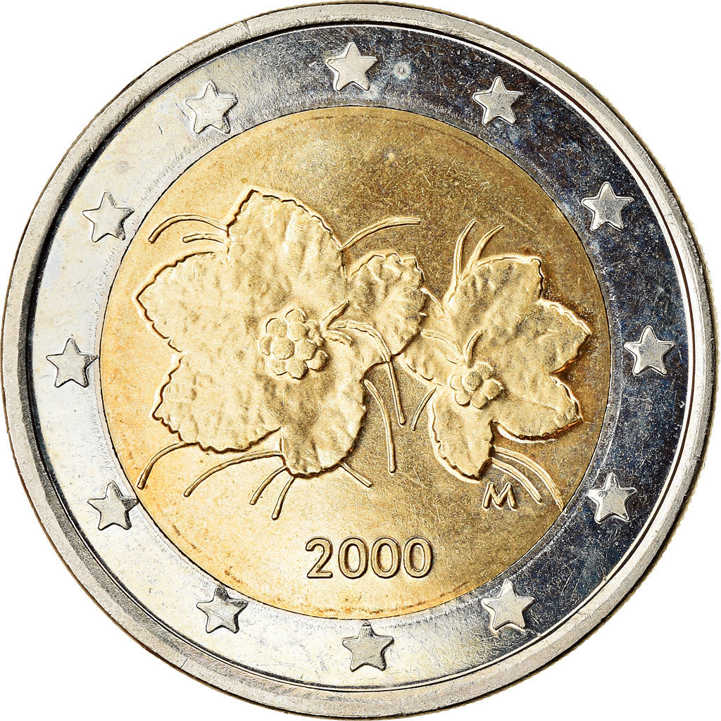 Finlandia, 2 Euro, 2000, SPL-, Bi-metallico, KM:105