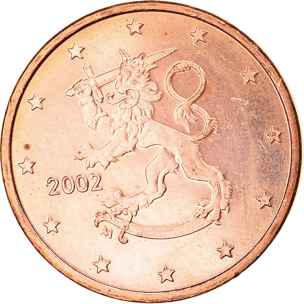 Finlande, Euro Cent, 2002, SUP, Copper Plated Steel, KM:98