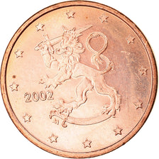 Finlande, Euro Cent, 2002, SUP, Copper Plated Steel, KM:98