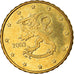 Finland, 10 Euro Cent, 2003, EF(40-45), Brass, KM:101