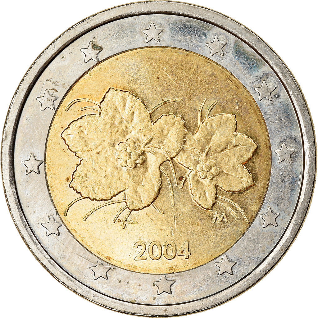 Finlandia, 2 Euro, 2004, SPL-, Bi-metallico, KM:105