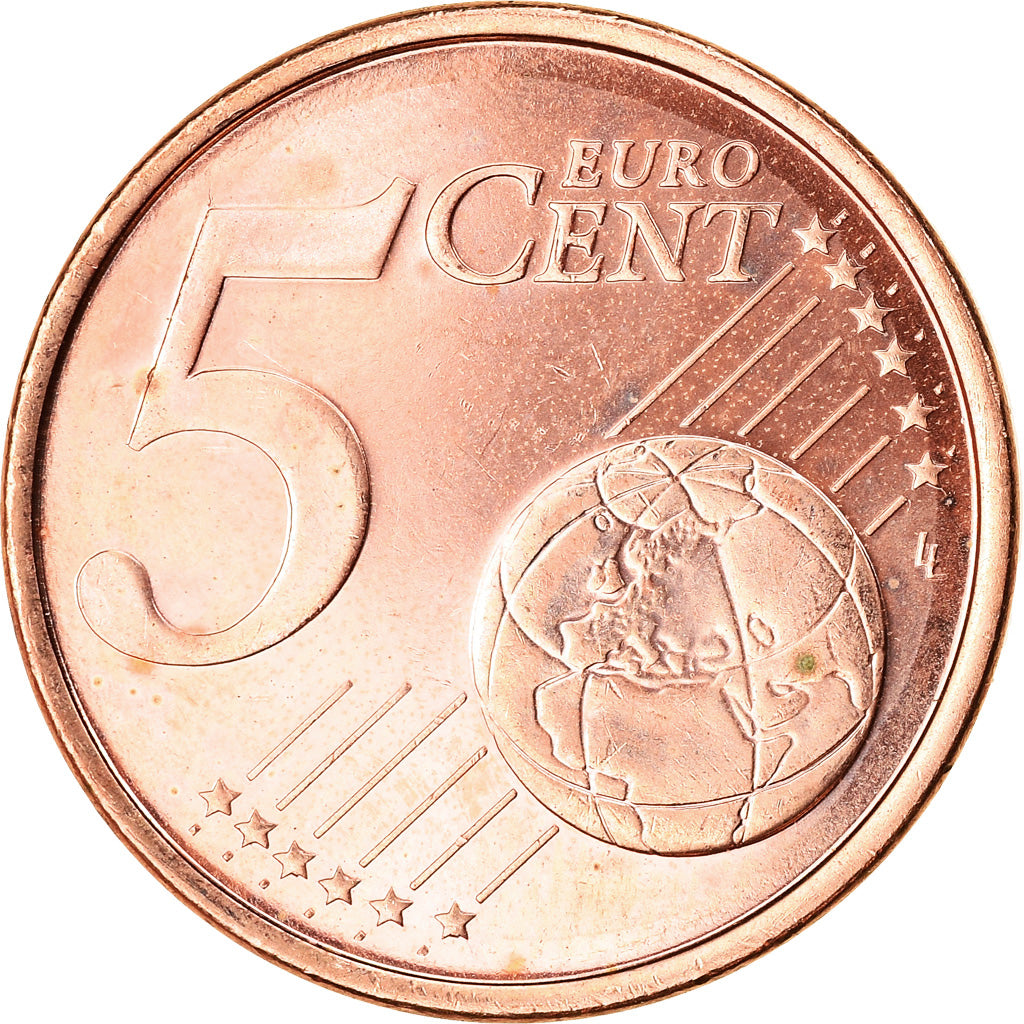 Finlandia, 5 Euro Cent, 2007, SPL-, Acciaio placcato rame, KM:100